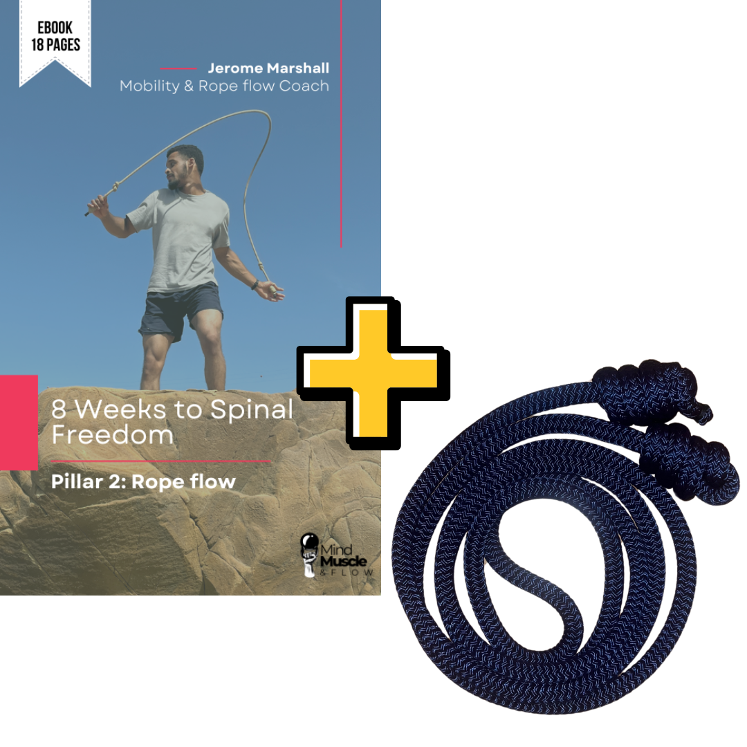8-Weeks to Spinal Freedom Bundle (Navy Rope + eBook)